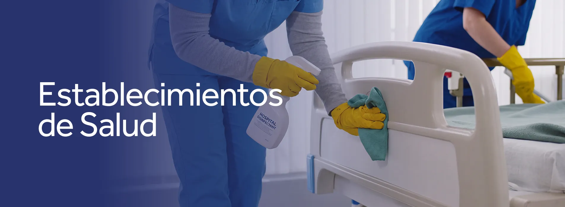 Limpieza para establecimientos de salud