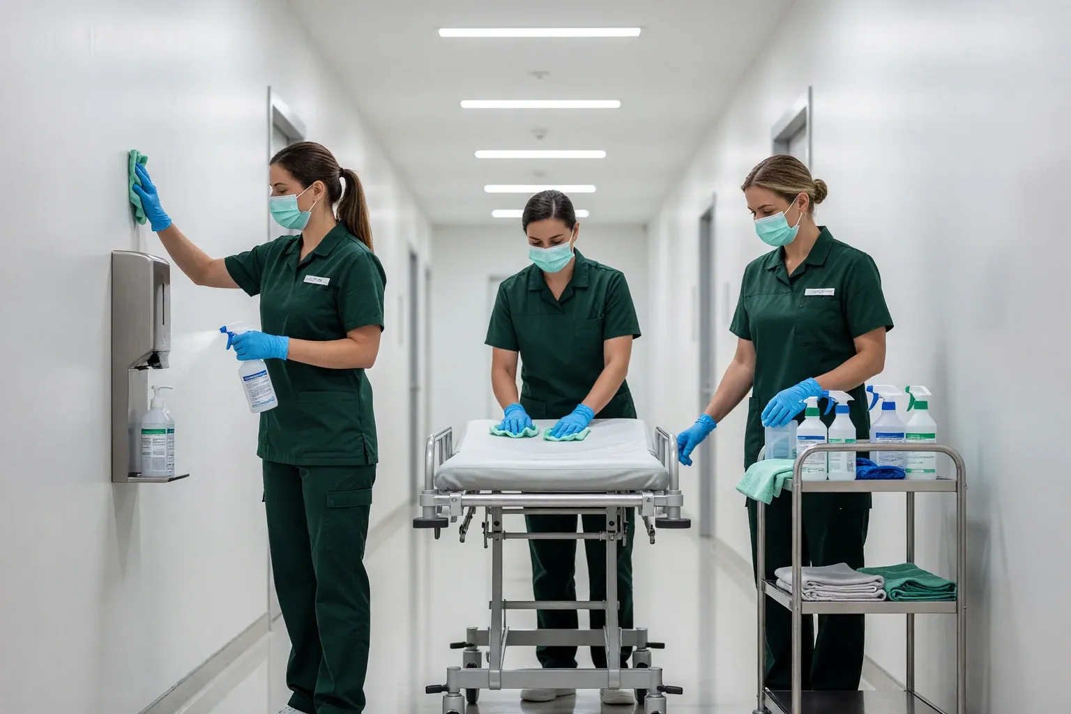 Limpieza clínica: protocolos especializados para centros de salud