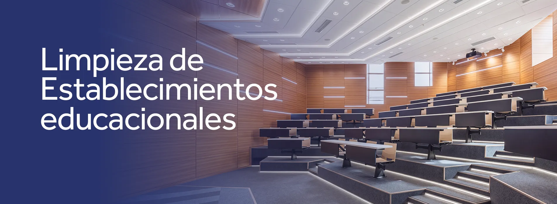 Limpieza de establecimientos educacionales