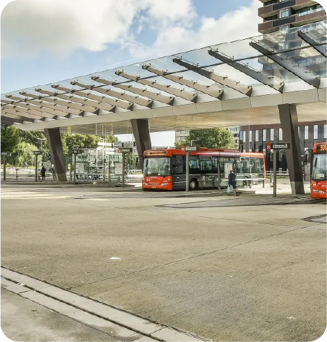 Limpieza para terminales de transporte